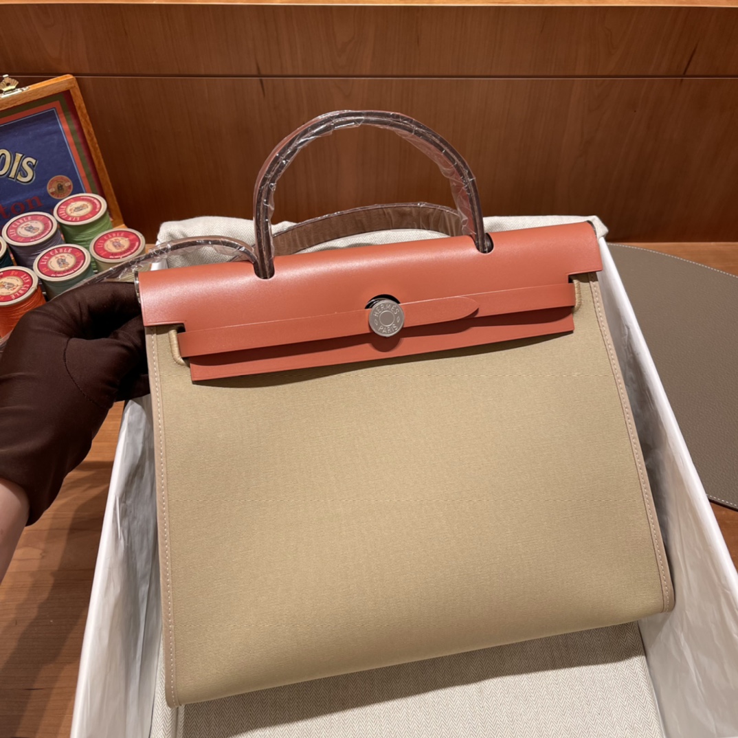 에르메스 에르백31 트렌치 퀴브르 은장